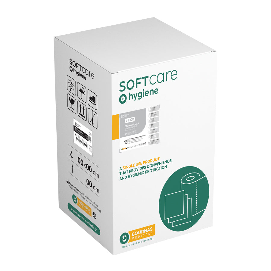 Soft Care Eco Standard 2ply Χαρτί & PE Εξεταστικό ρολό