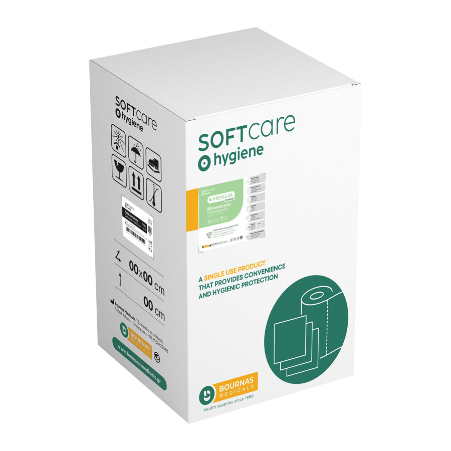 Soft Care Premium Standard 2ply Χαρτί & PE Εξεταστικό ρολό